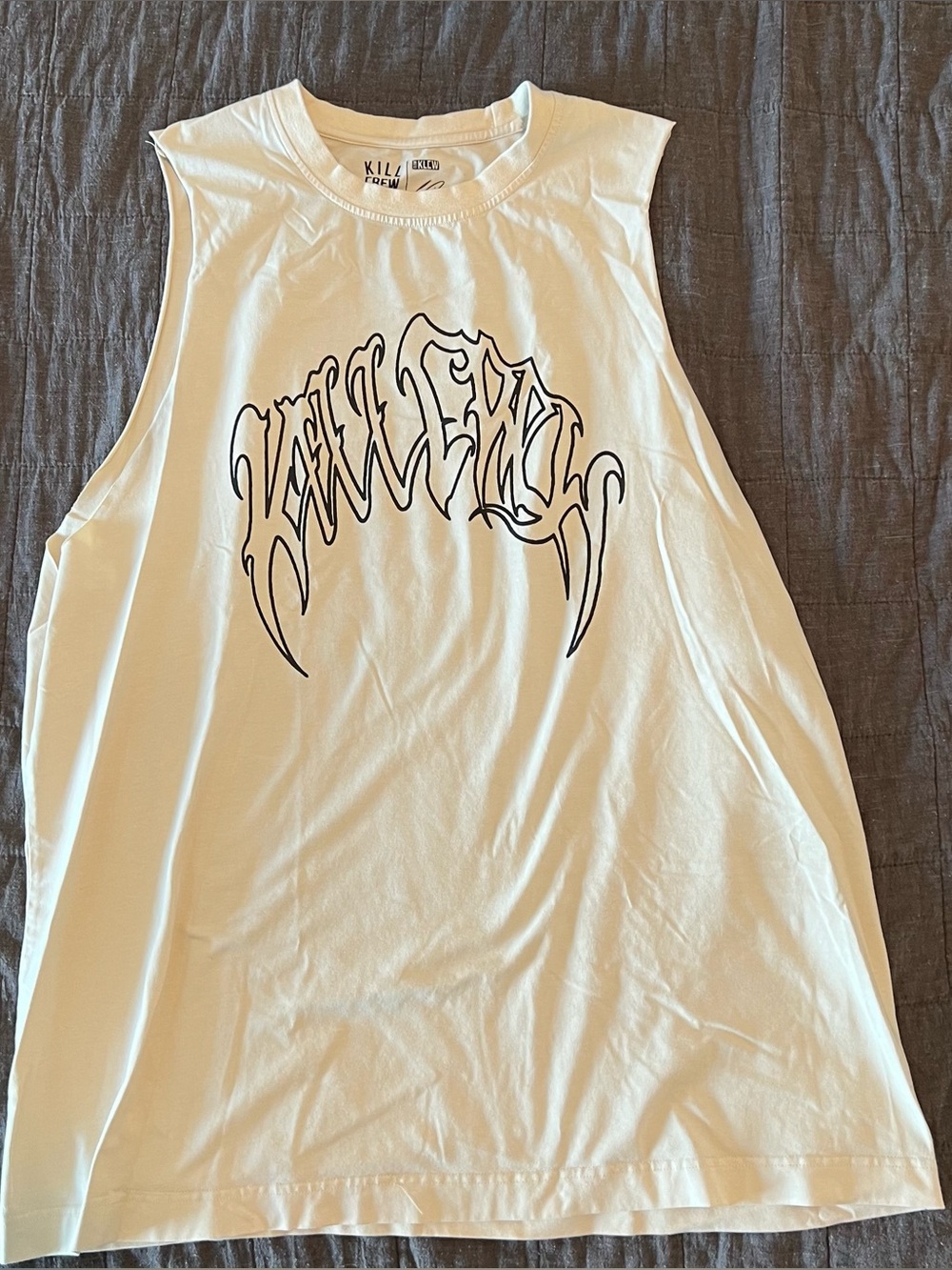 CLASSIC KILL CREW CUT OFF - CREAM / BLACK